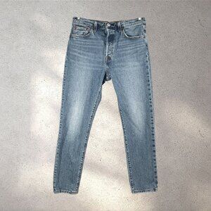 Levi’s 501 Jeans Men’s 29x28 Light Wash Straight Fit Casual Denim Workwear